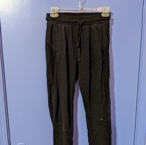 Mesh sided sweatpants